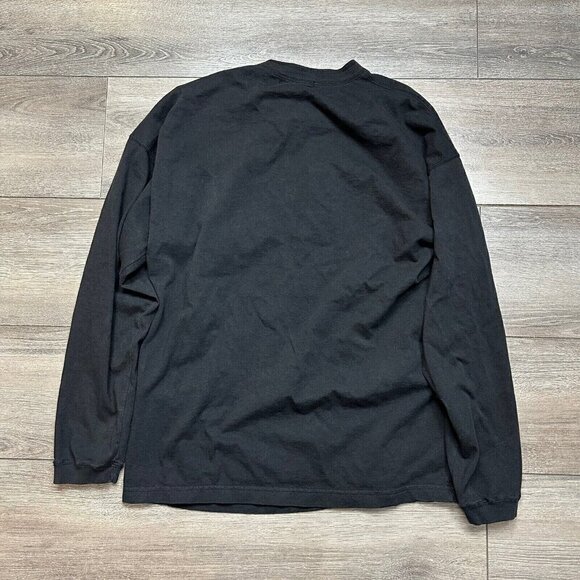 Choko Motorsports GMC 4 Button Henley Long Sleeve Shirt Size Small Cotton Black - Picture 2 of 6